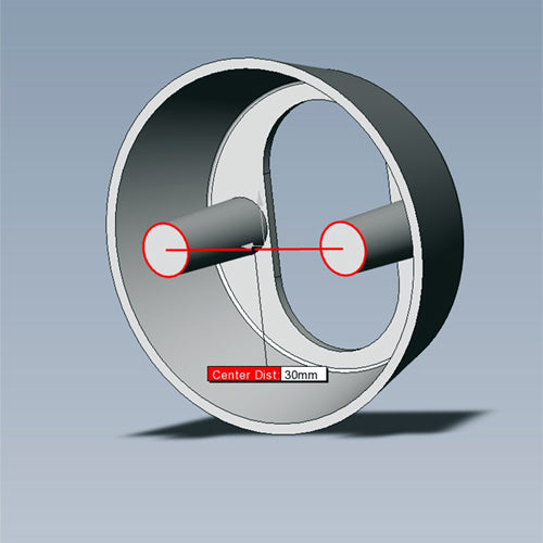 Lock Parts, Exterior Rose, 18mm