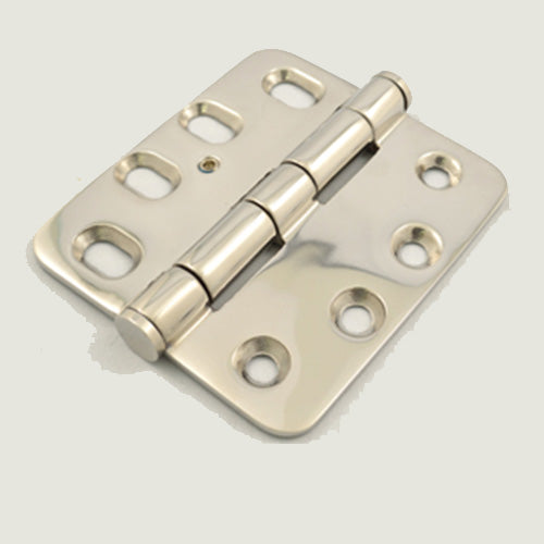 Hinge, Butt, Slot, 3.5x4, Polished Chrome