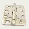 Hinge, Butt, Slot, 3.5x4, Polished Chrome