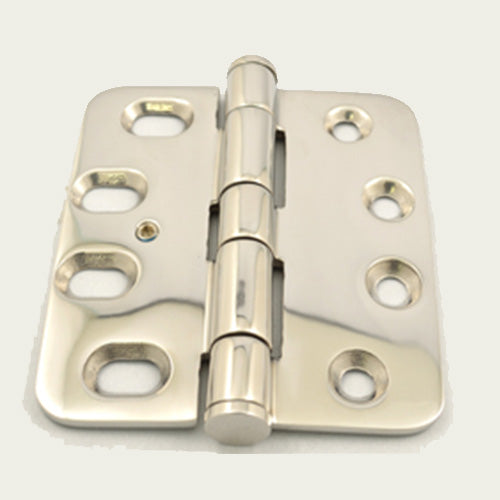 Hinge, Butt, Slot, 3.5x4, Polished Chrome