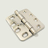 Hinge, Butt, Slot, 3.5x4, Polished Chrome