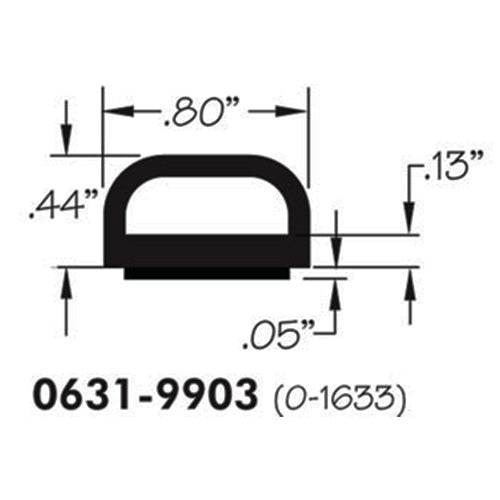 Gasket, FM Doors, w/ Tape
