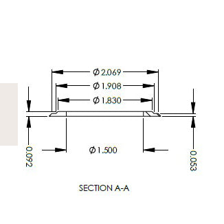 Lock Parts, EPDM Rose Gasket