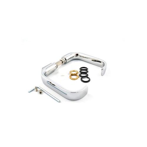 Lock Parts, Trioving Handle Kit, 89mm, Polished Chrome