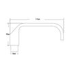Lock Parts, Trioving Handle Kit, 107mm, Satin Chrome