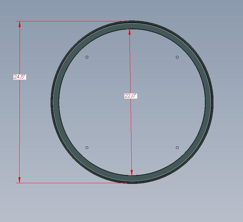 Steel Ring, Model 22 Hatch (Compression)