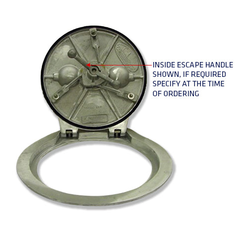 Model 18, Hinged Hatch with Ring (Compression)