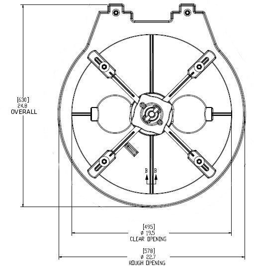 Model 20 Hinged Hatch, CPA Only (Compression)