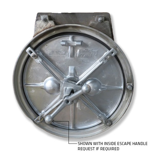 Model 24HK, Hinged Hatch with Ring (Knife Edge)