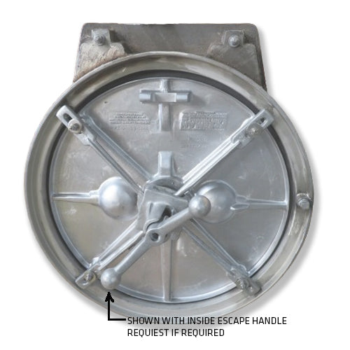 Model 24HK, Hinged Hatch with Ring (Knife Edge)