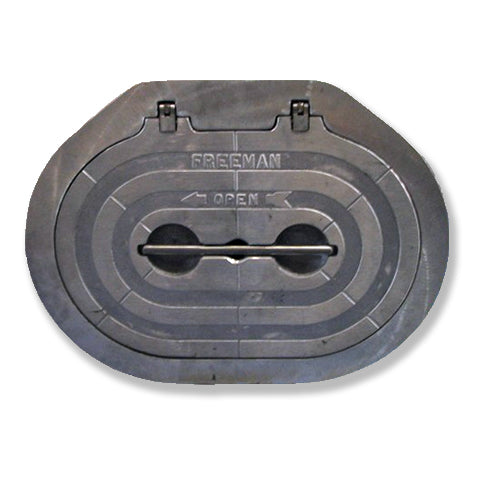 Model 1524HK, Hinged Hatch with Ring (Knife Edge)