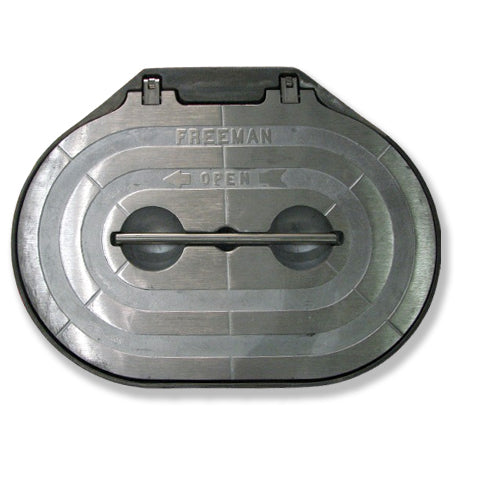 Model 1524HK, Hinged Hatch with Ring (Knife Edge)