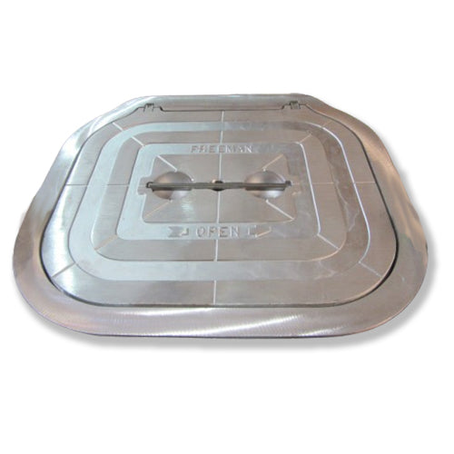 Model 2428, Hinged Hatch with Ring (Knife Edge)