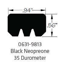 Gasket, Model 1824 Hatch (Knife Edge, AL Ring)