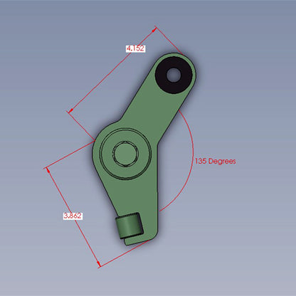 Dog, PCM 45 Degree Roller Assembly