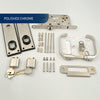 Lockset, Trioving Lever Lockset, 5316, LH, Polished Chrome