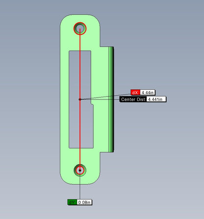 Striker Plate, Door, Left