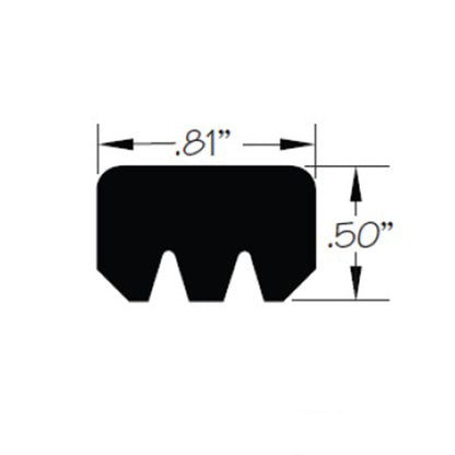 Gasket, Bulk (for knife-edge hatch)