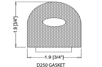 GASKET EPDM - D250 Dutch Door Replaceable Parts