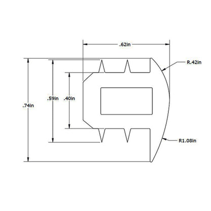 Weather Stripping, D15 Window Plug