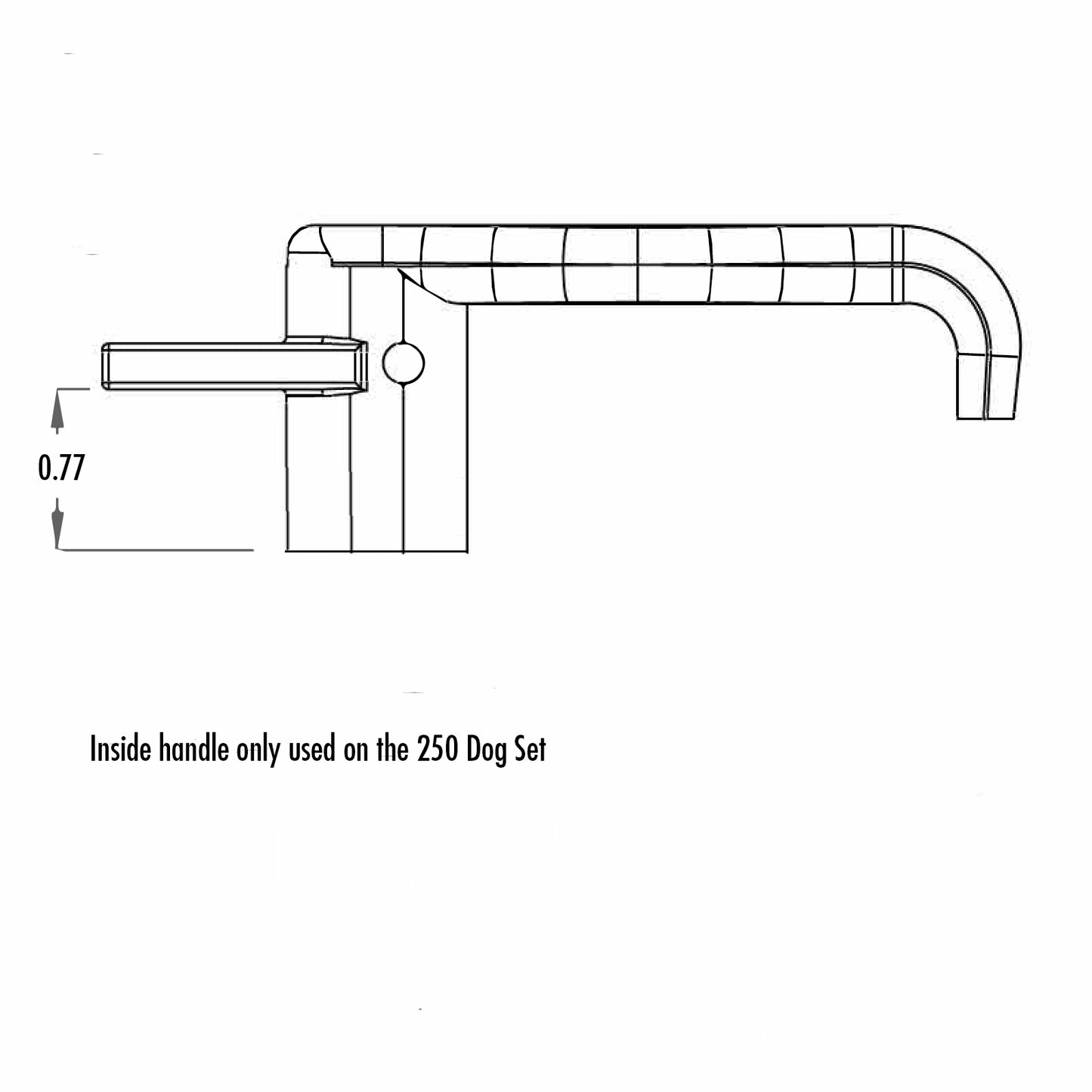 250 Dog, Interior Handle