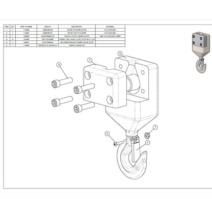 Hook Weight - 1000LB Capacity