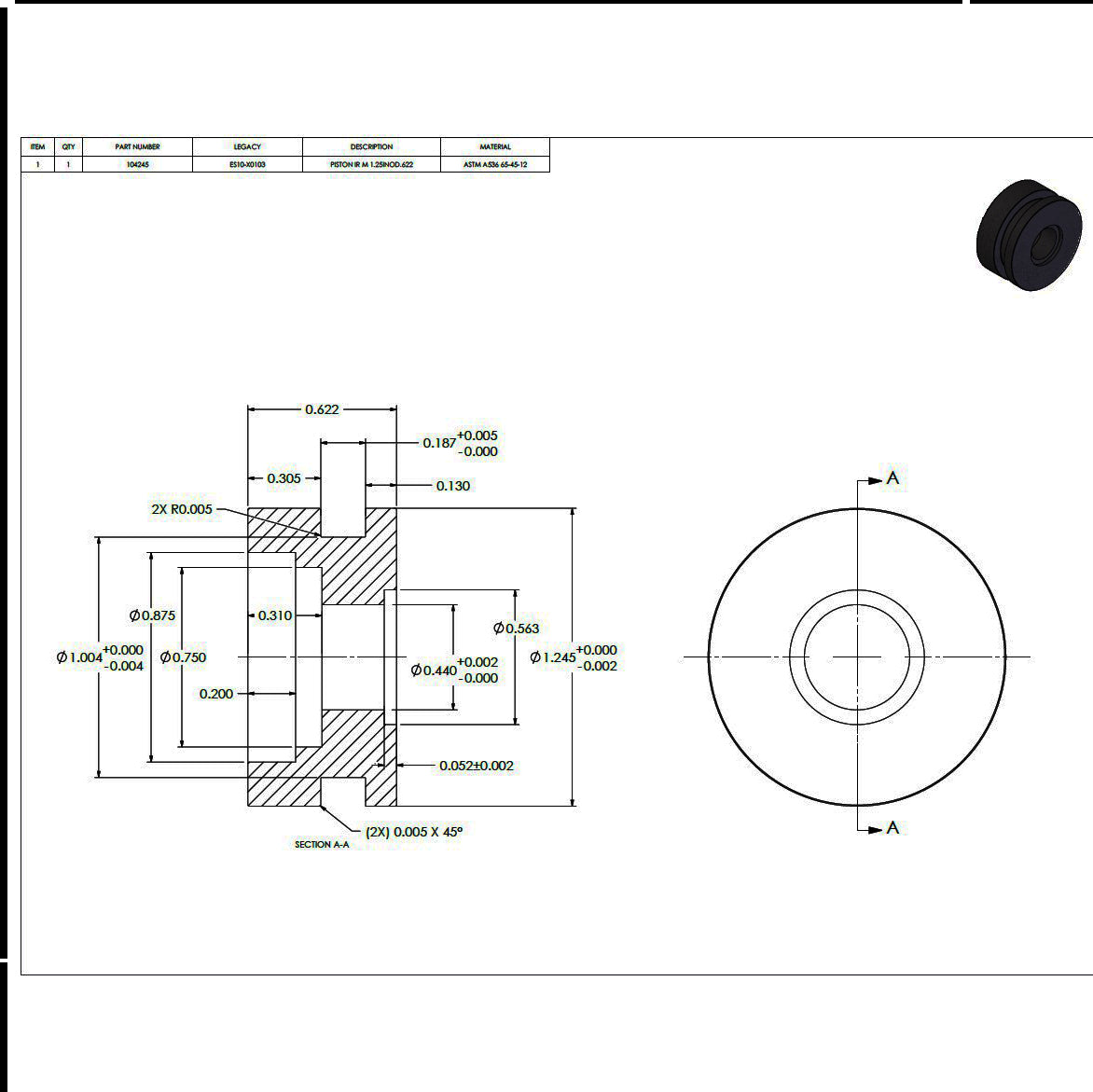 Piston, E/ES