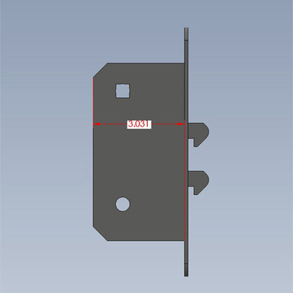 Lock Case, 5382/8 Trioving, Sliding Door