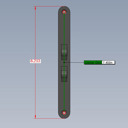 Lock Case, 5382/8 Trioving, Sliding Door