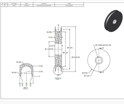 Nose Sheave, ES/SM 1500