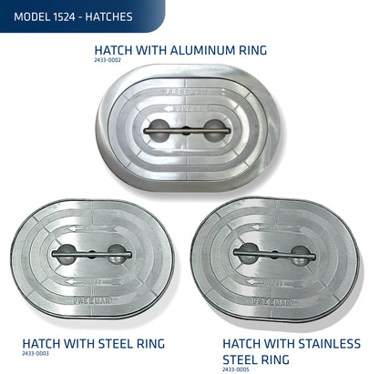 Model 1524" Hatches (15"x 24" ) with Ring