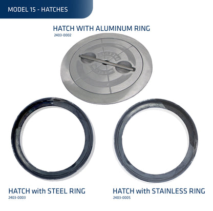 Model 15" Hatches with Ring