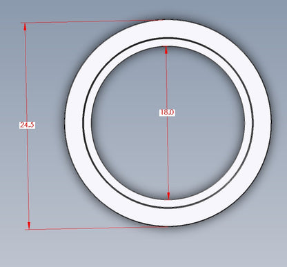 Aluminum Ring, Model 18 Hatch (Compression)