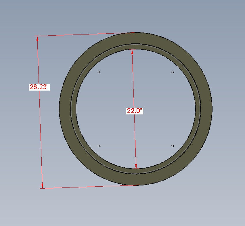 Aluminum Ring, Model 22 Hatch (Compression)