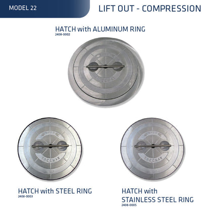 Model 22 Hatch with Ring (Compression)