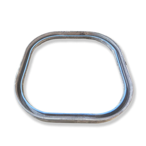 Stainless Steel Ring, Model 2222 Hatch (Knife Edge)