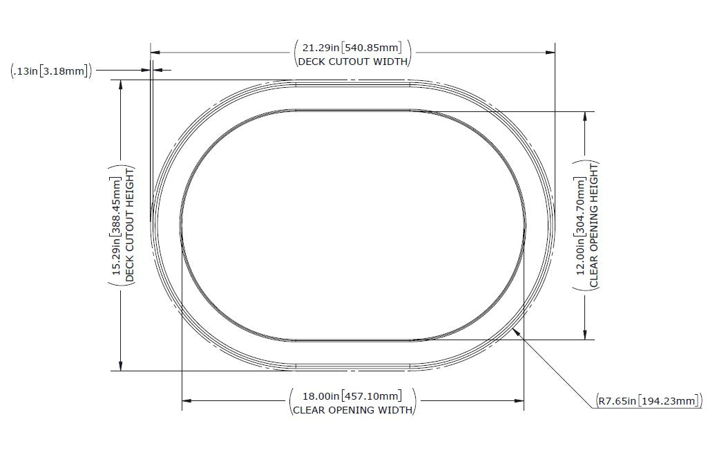 Steel Ring, Model 1218 Hatch (Compression)