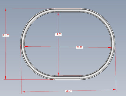 Steel Ring, Model 1926 Hatch (Knife Edge)