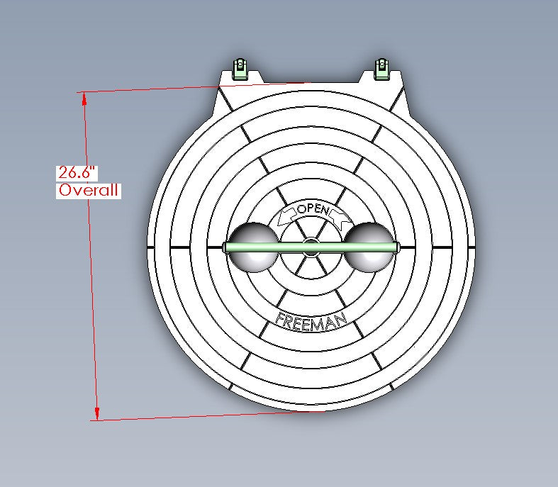 Model 24 Hatch, Hinged CPA Only (Compression)