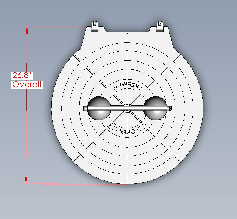 Model 24 Hatch, Hinged CPA Only (Knife Edge)