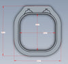 Hinged Aluminum Ring, Model 2020 Hatch (Knife Edge)