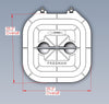 Model 2222 Hatch, Hinged CPA Only (Knife Edge)