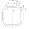 Hinged Aluminum Ring, Model 2464 (Knife Edge)