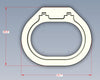 Hinged Aluminum Ring, Model 1218 Hatch (Compression)