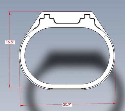 Hinged Steel Ring, Model 1218 Hatch (Compression)