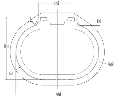 Hinged Aluminum Ring, Model 1524 Hatch (Compression)