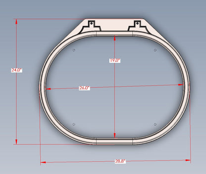 Hinged Steel Ring, Model 1926 Hatch (Knife Edge)