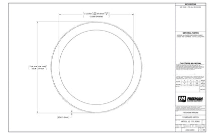 Ring -  Model 12" Hatch (Steel)