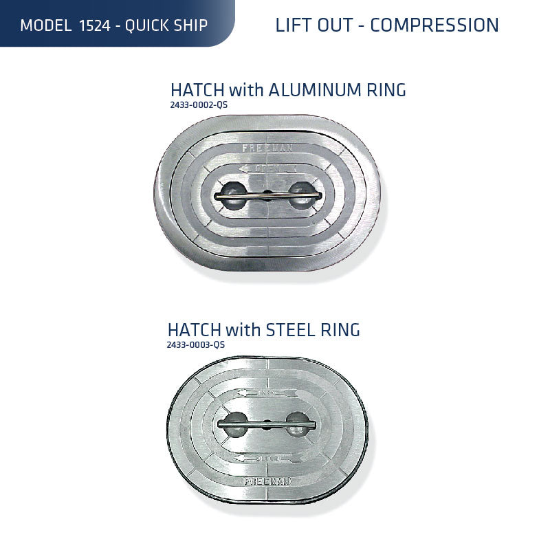 Quick Stack Hatch Quick-Ship, Model 1524, Hatch with Ring – AdvanTec Store