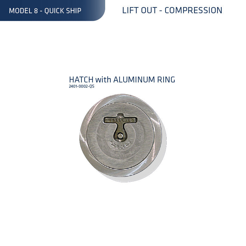 Quick Stack Hatch Quick Ship, Model 8, Hatch with Ring – AdvanTec Store